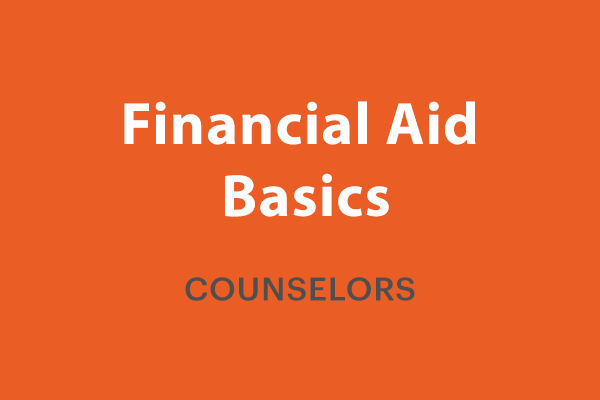⏱ <i>1~2 Hours</i></br></br>Education funding conversations don’t have to be difficult for admissions professionals. We will teach you how to simplify it for students. Learn the basics on applying for financial aid, what admissions should cover, a review of FAFSA questions, and when students/parents should apply.