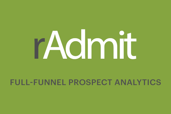 <strong>rAdmit</strong> was built to place the power of predictive modeling and machine learning into the hands of your frontline admissions and marketing teams. A 24-hour data refresh enables clear daily guidance at every phase of the enrollment funnel.  Equip your counselors to identify best-fit prospects and translate predictive insights into enrollment wins.